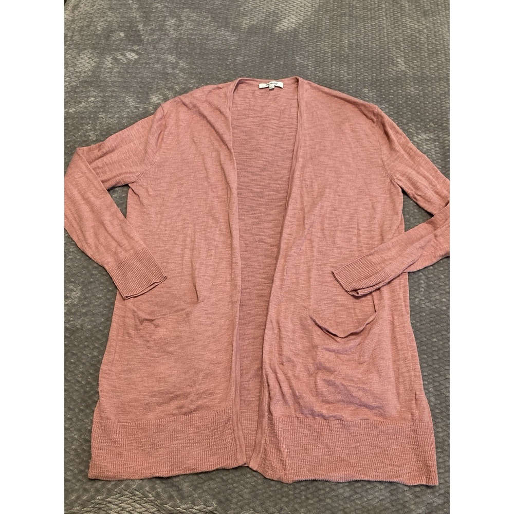 Womens Lightweight Cardigan by Madewell - Rich Berry (light pink) - Size XS